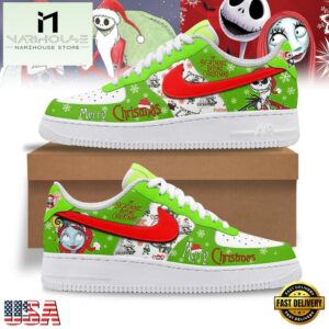 Jack The Nightmare Before Christmas Merry Christmas Air Force 1 Shoes