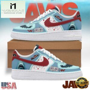 Jaws The Movies Horror Halloween Air Force 1 Shoes Gift For Men Women