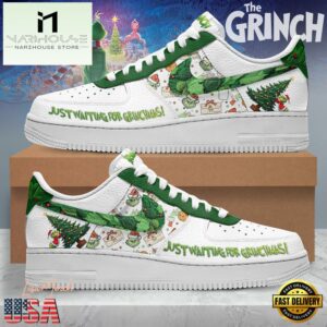 Just Waiting For Grinchmas Air Force 1 Shoes