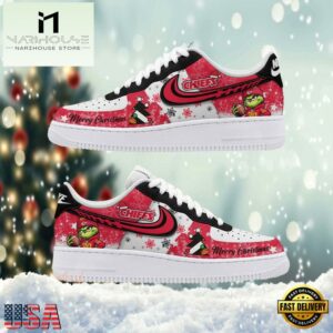 Kansas City Chiefs Merry Christmas Air Force 1 Shoes