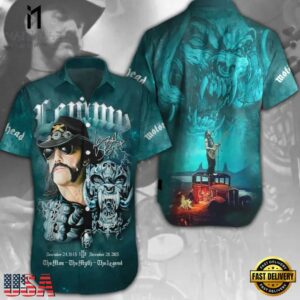 Lemmy Kilmister X Motorhead Rock Band Hawaiian Shirt