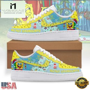 Merry Spongemas Air Force 1 Shoes