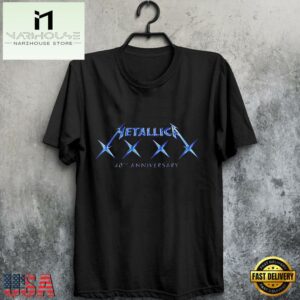 Metallica Band 40th Anniversary Unisex T shirt
