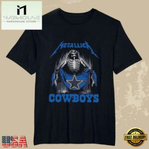 Metallica Band Cowboys NFL Unisex T Shirt