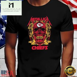 Metallica Band Kansas City Chiefs NFL Unisex T Shirt