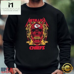 Metallica Band Kansas City Chiefs NFL Unisex T Shirt