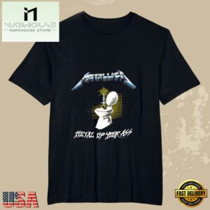 Metallica Band Metal Up Your Ass 1989 T Shirt