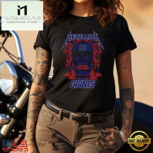 Metallica Band New York Giants NFL T Shirt Sweatshirt