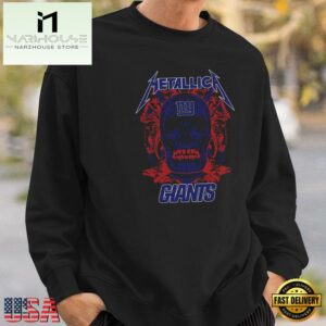 Metallica Band New York Giants NFL T Shirt Sweatshirt