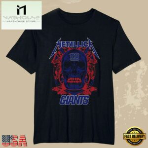 Metallica Band New York Giants NFL T Shirt Sweatshirt