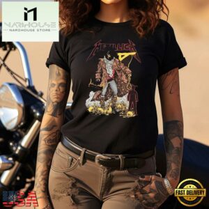 Metallica Band Pushead Black Unisex T Shirt