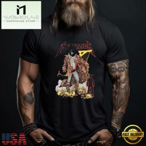 Metallica Band Pushead Black Unisex T Shirt