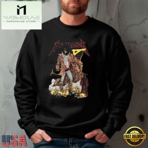 Metallica Band Pushead Black Unisex T Shirt