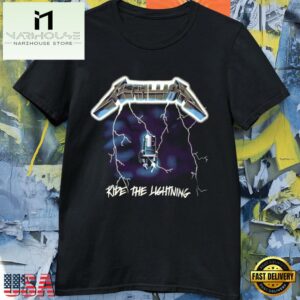 Metallica Band Ride The Lightning T shirt