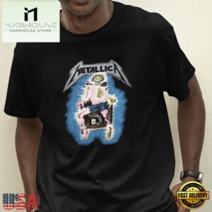 Metallica Band Riding The Lightning T Shirt