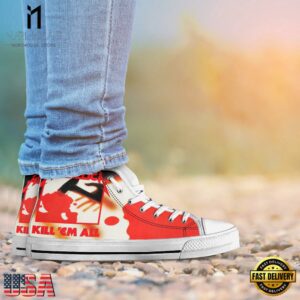 Metallica Kill 'Em All High Top Canvas Sneakers Shoes