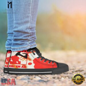 Metallica Kill 'Em All High Top Canvas Sneakers Shoes 12 Metallica Kill 'Em All High Top Canvas Sneakers Shoes