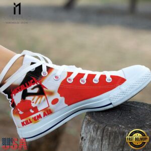 Metallica Kill 'Em All High Top Canvas Sneakers Shoes 10 Metallica Kill 'Em All High Top Canvas Sneakers Shoes