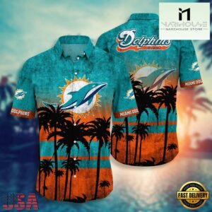 Miami Dolphins NFL Team Hawaiian Shirt