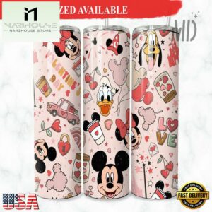 Mickey & Friends Valentines Day Tumbler Valentines Tumbler