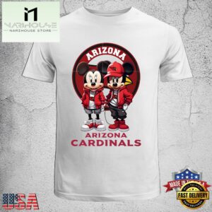 Mickey Minnie Arizona Cardinals Unisex T-Shirt