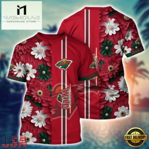 Minnesota Wild NHL 3D Unisex T Shirt