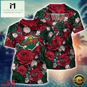 Minnesota Wild NHL 3D Unisex T Shirts
