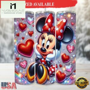 Minnie Tumbler Minnie Valentines 20 oz Skinny Tumbler Minnie Tumbler