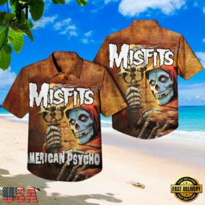 Misfits Band American Psycho Studio Album By Hawaiian Shirt