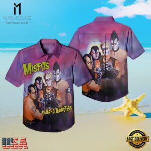 Misfits Band Famous Monsters Album Hawaiian Shirt