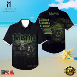Misfits Band Tropical Forest Party Hawaiian Shirt