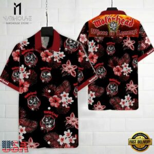 Motorhead Rock Band Floral Tribute Hawaiian Shirt