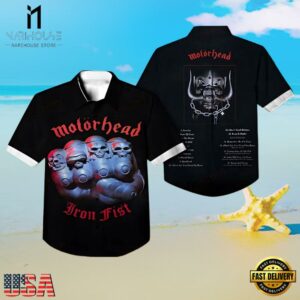 Motorhead Rock Band Iron Fist Hawaiian Shirt
