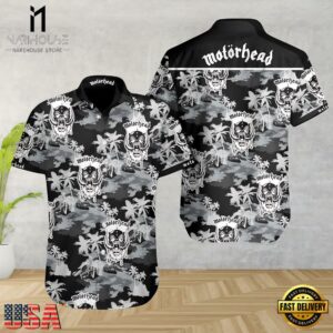 Motorhead Rock Band Rock Band Camo Skull Hawaiian Shirt
