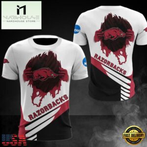NCAA Arkansas Razorbacks Logo Team All Over Print T Shirt