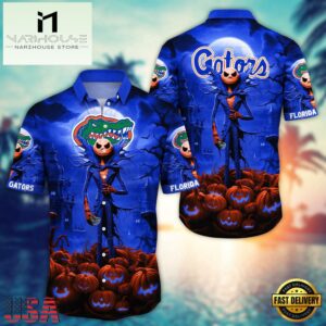 NCAA Florida Gators Halloween Jack Hawaiian Shirt