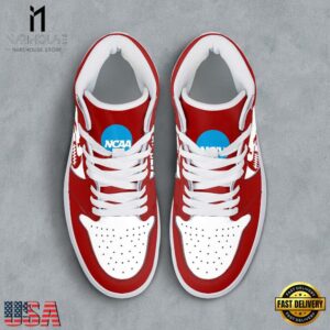 NCAA Indiana Hoosiers Grunge Style Custom Air Jordan 1 Shoes