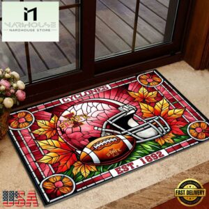 NCAA Iowa State Cyclones Football Stained Glass Style Doormats