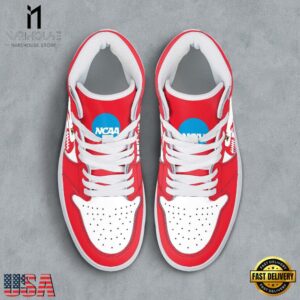 NCAA Maryland Terrapins Grunge Style Custom Air Jordan 1 Shoes