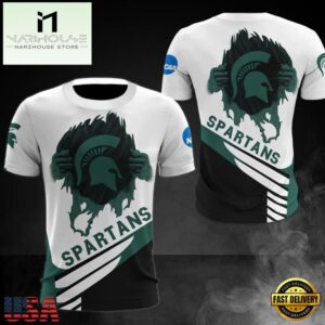 NCAA Michigan State Spartans Logo Team All Over Print T Shirt