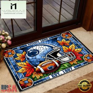 NCAA Penn State Nittany Lions Football Stained Glass Style Doormats