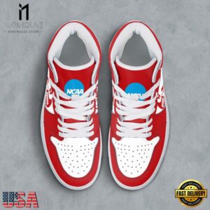 NCAA Stanford Cardinal Grunge Style Custom Air Jordan 1 Shoes