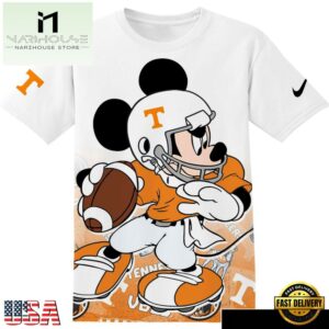 NCAA Tennessee Volunteers Mickey All Over Print T-Shirt