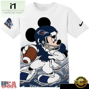 NCAA UTSA Roadrunners football Mickey All Over Print T-Shirt