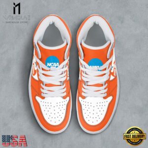 NCAA Virginia Cavaliers Grunge Style Custom Air Jordan 1 Shoes