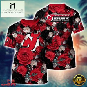 New Jersey Devils NHL 3D Unisex T Shirt For Men