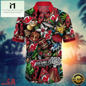 New Jersey Devils NHL Team Hawaiian Shirt