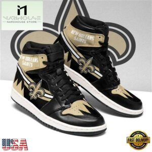 New Orleans Saints Nfl Football Air Jordan Shoes Sport Top Trends Sneaker Boots Shoes For Men Women