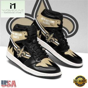 New Orleans Saints Nfl Football Air Jordan Sneaker Boots Shoes For Men Women