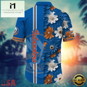 New York Islanders NHL Hawaiian Shirts , Vintage Hawaiian Shirts 5 New York Islanders NHL Hawaiian Shirts
